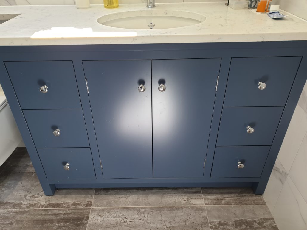 Painted Bathroom Vanity Unit